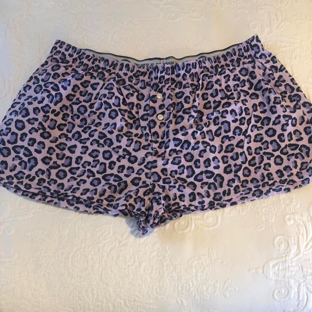 Victoria's Secret Pink Leopard Print Shorts